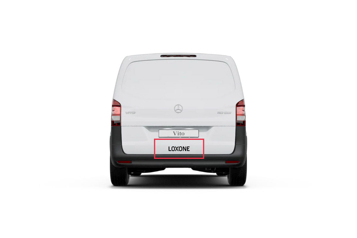 Car Sticker Logo M in Black